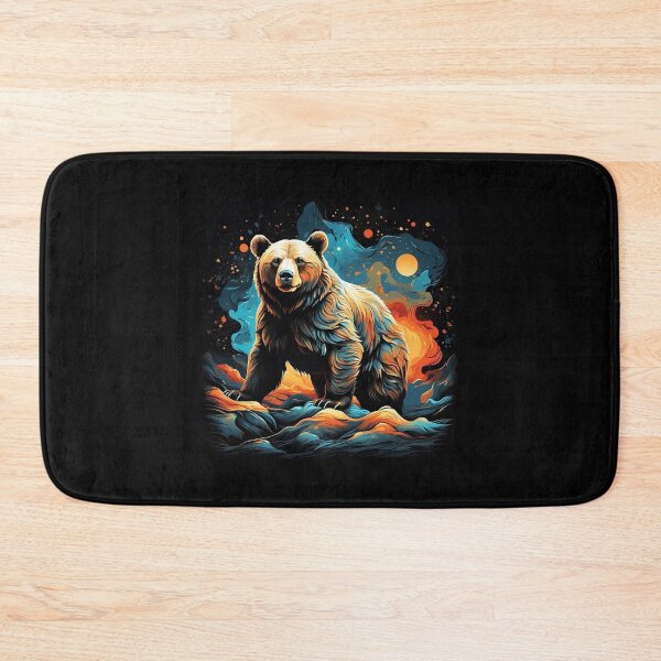 Item preview, Solitude in Brushstrokes: Lonely Bear Art designed and sold by WantStore.