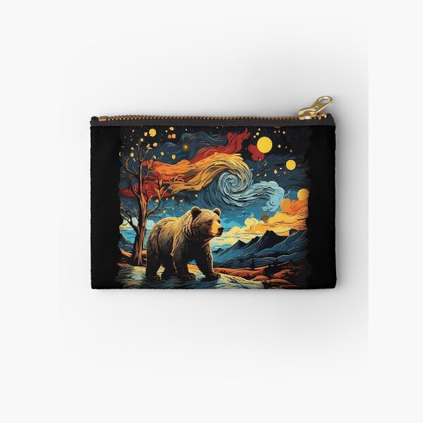 Item preview, Solitude in Fur: Captivating Lonely Bear Artwork designed and sold by WantStore.