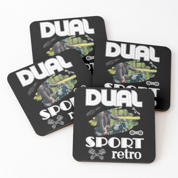 Item preview, DUAL SPORT retro adventurer motorcycle rider lifestyle design designed and sold by Jt41.