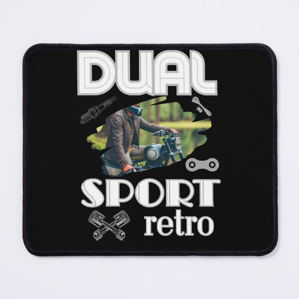 Item preview, DUAL SPORT retro adventurer motorcycle rider lifestyle design designed and sold by Jt41.
