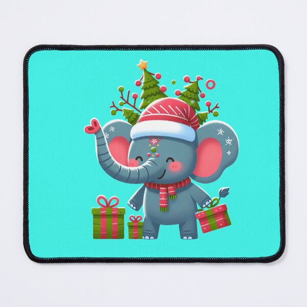 Item preview, Adorable Little Chritmas Elephant designed and sold by DigiDreamyArt.