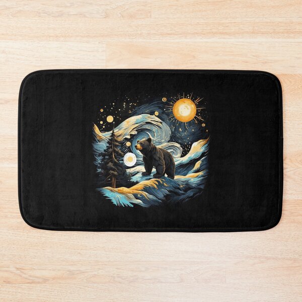 Item preview, Solitude in Brushstrokes: Captivating Lonely Bear Art designed and sold by WantStore.