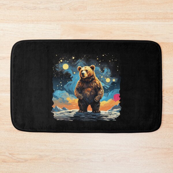Item preview, Solitude in Brushstrokes: The Lonely Bear Artistry designed and sold by WantStore.