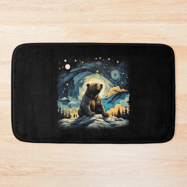 Item preview, Solitude in Fur: A Lonely Bear's Artistic Reflection designed and sold by WantStore.