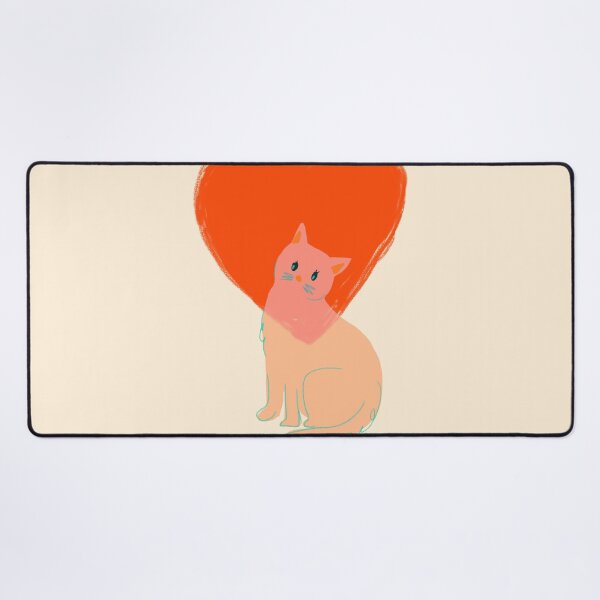 Item preview, CAT_HEART_LOVE_YOU_EVERYDAY designed and sold by forgetmestudio.