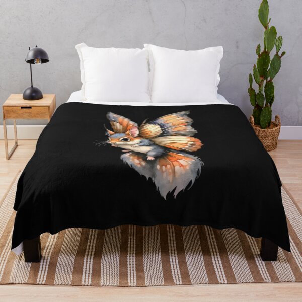 Flying Squirrel Throw Blankets for Sale Redbubble