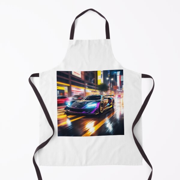 Item preview, Sports car racing through city at night designed and sold by ailia-hikaru.
