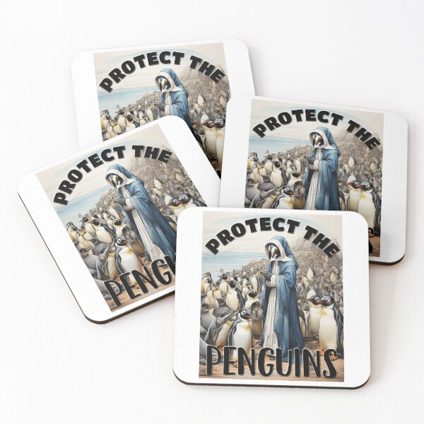 Item preview, Protect the Penguins; Nuns; designed and sold by StickerApe.