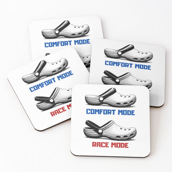 Item preview, Clog In Comfort Vs. Race Mode Funny Gift For Friends and Family designed and sold by PapaMikeCrafts.
