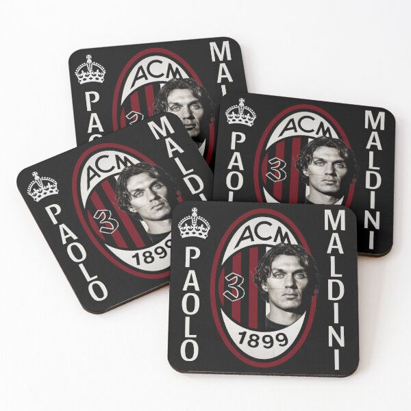 Item preview, Paolo maldini 3 left player legend so legends king of the defensive curva sud curvasud milan fans team rossonari red black white gray dark red  designed and sold by CURVA-SUD.