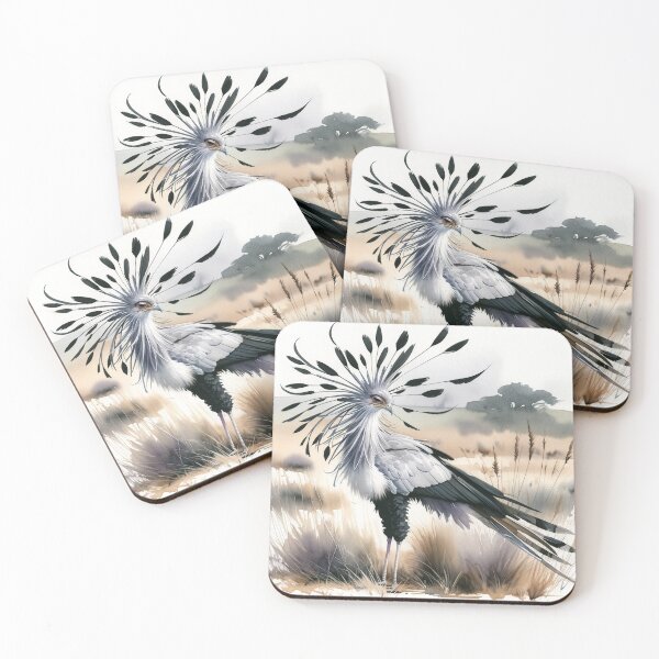 Item preview, Secretary Bird - Bird Lover art work designed and sold by TheScruffyGoose.