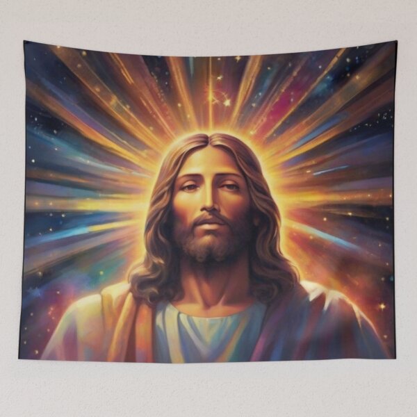 Item preview, Jesus in radiant beam color 1 designed and sold by Warih.