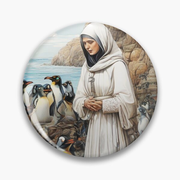 Item preview, Save the Penguins; Nuns; designed and sold by StickerApe.