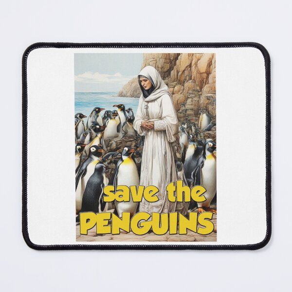 Item preview, Save the Penguins; Nuns; designed and sold by StickerApe.