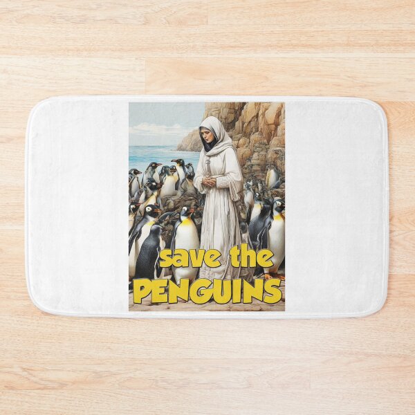 Item preview, Save the Penguins; Nuns; designed and sold by StickerApe.