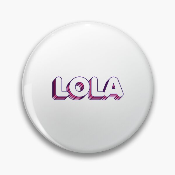 Item preview, Pink Layers Lola Name Label designed and sold by NafilNafiz.