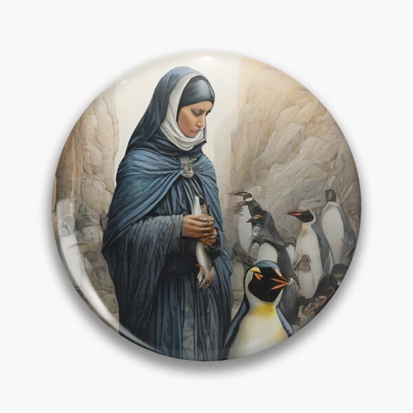 Item preview, Save the Penguins; Nuns; designed and sold by StickerApe.