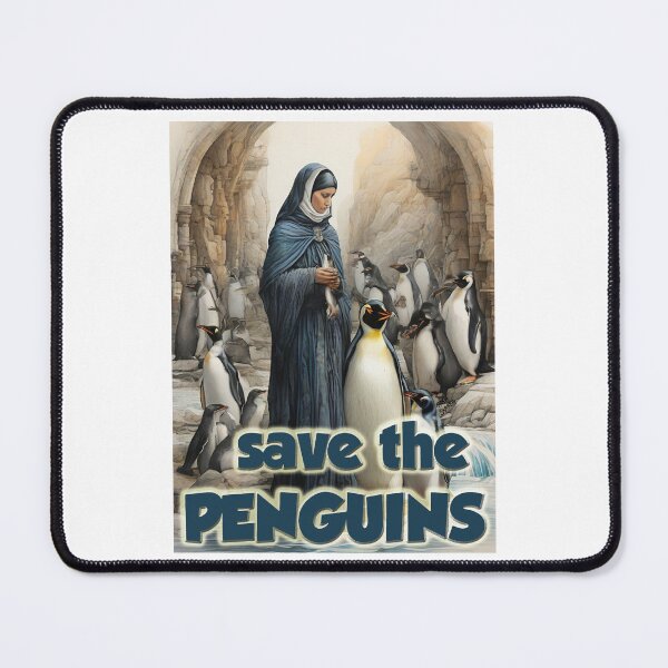 Item preview, Save the Penguins; Nuns; designed and sold by StickerApe.