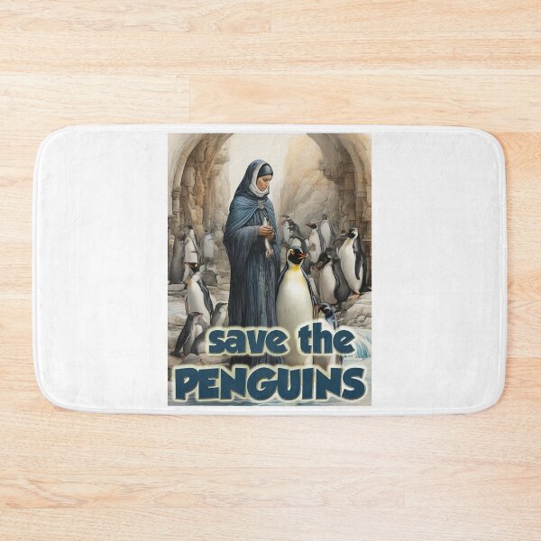 Item preview, Save the Penguins; Nuns; designed and sold by StickerApe.