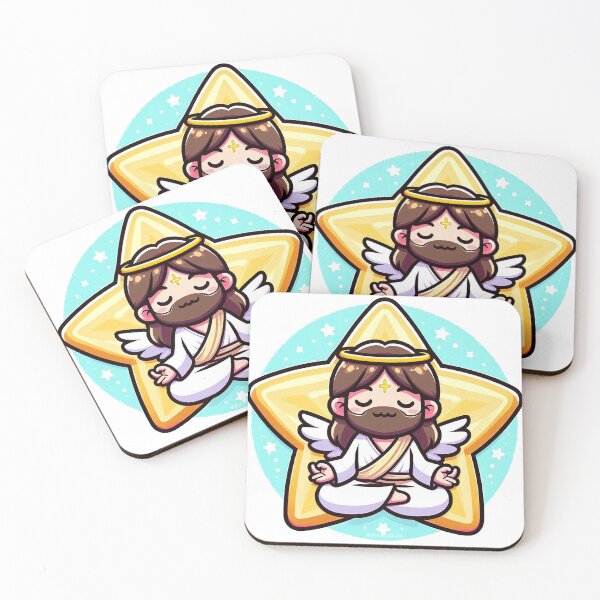 Item preview, Jesus Meditating Cartoon designed and sold by PickledjoArt.