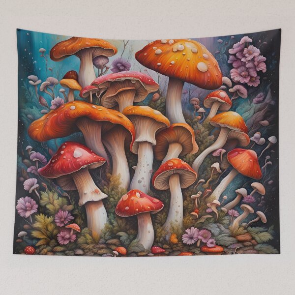 Item preview, Mushrooms and flowers designed and sold by REALDesign-Shop.