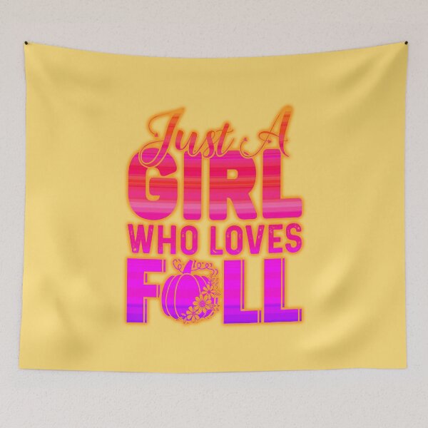 Item preview, just a girl who loves fall designed and sold by creativerooney.