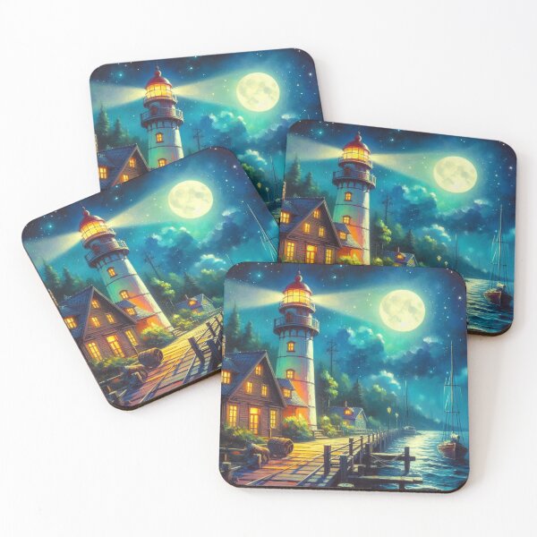 Item preview, Night Lighthouse designed and sold by Azrora.