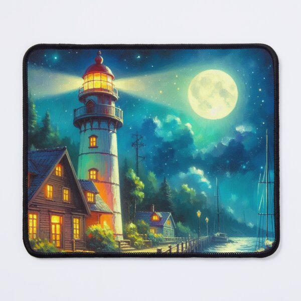 Item preview, Night Lighthouse designed and sold by Azrora.