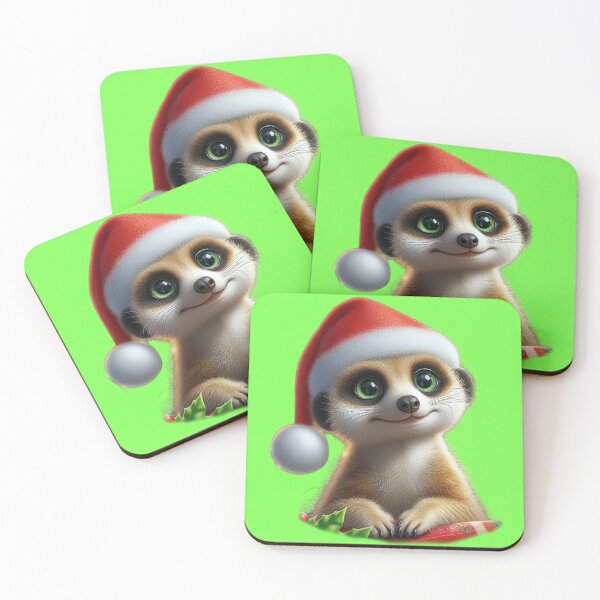 Item preview, Adorable Little Chritmas Meerkat designed and sold by DigiDreamyArt.