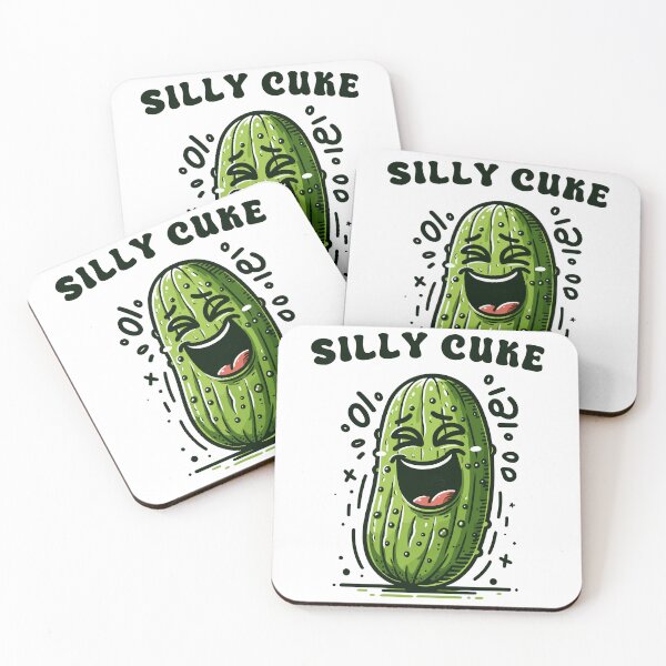 Item preview, Pickle With Giggles Silly Cuke designed and sold by CosyTeal.