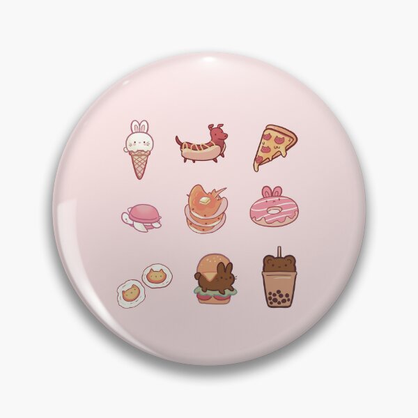 Item preview, Junk food animals illustration pack designed and sold by Mayarart.