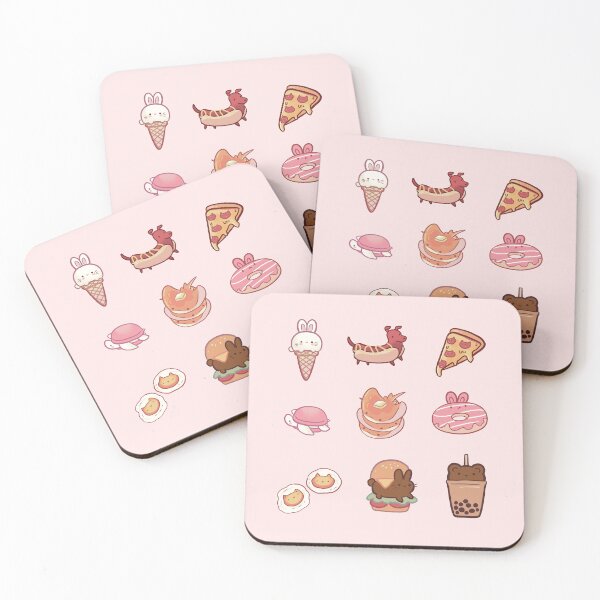Item preview, Junk food animals illustration pack designed and sold by Mayarart.