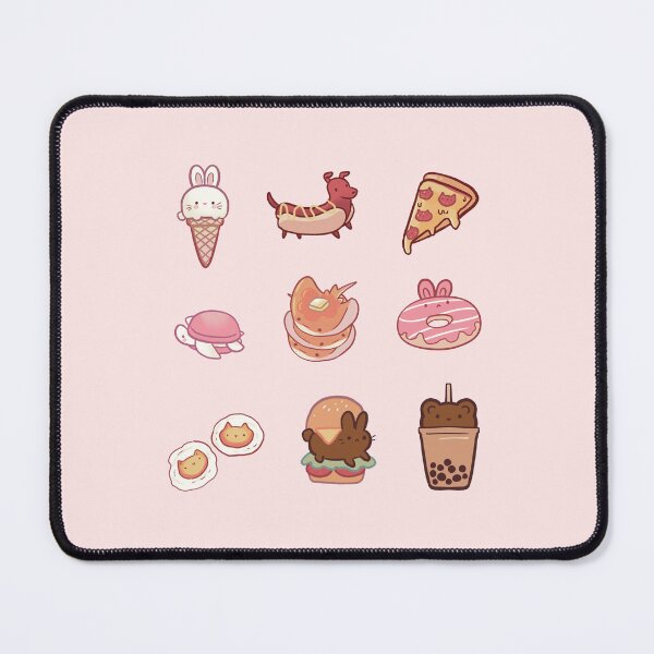 Item preview, Junk food animals illustration pack designed and sold by Mayarart.