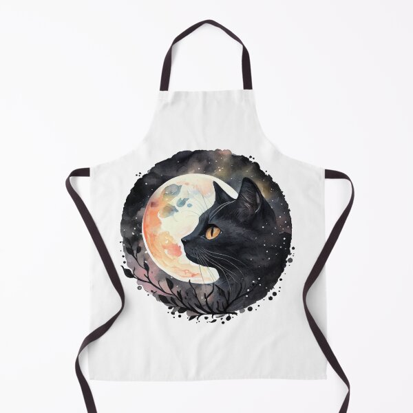 Item preview, Celestial Witchy Cat Floral Moon designed and sold by LionessLove.