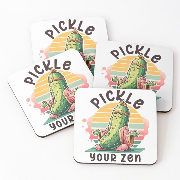Item preview, Pickle Yoga Guru Meditation Pickle Your Zen designed and sold by CosyTeal.