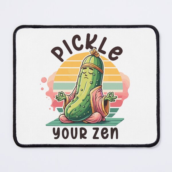 Item preview, Pickle Yoga Guru Meditation Pickle Your Zen designed and sold by CosyTeal.