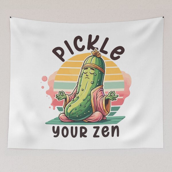Item preview, Pickle Yoga Guru Meditation Pickle Your Zen designed and sold by CosyTeal.