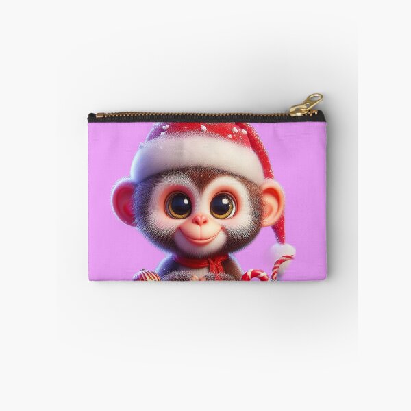 Item preview, Adorable Little Chritmas Monkey designed and sold by DigiDreamyArt.