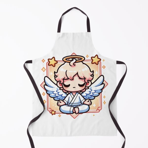 Item preview, Angel Meditating Cartoon designed and sold by PickledjoArt.