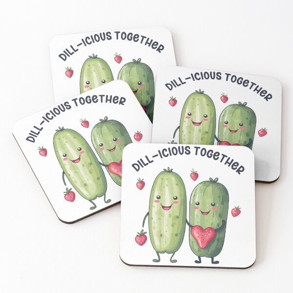 Item preview, Romantic Pickles Couple Dillicious Together Love Story designed and sold by CosyTeal.