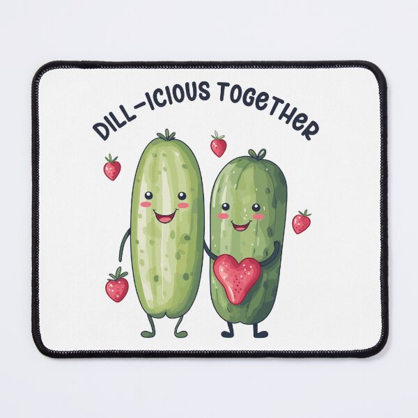 Item preview, Romantic Pickles Couple Dillicious Together Love Story designed and sold by CosyTeal.