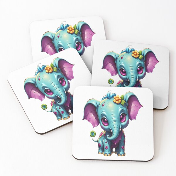 Item preview, Cute elephant monster  designed and sold by Ella_Sketch.