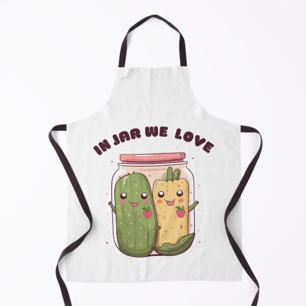 Item preview, Romantic Pickles Couple In Jar We Love Kawaii Love Story designed and sold by CosyTeal.