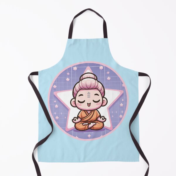 Item preview, Buddah Meditating Cartoon designed and sold by PickledjoArt.