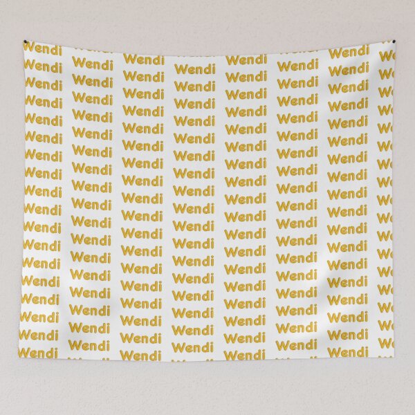 Item preview, Golden Balloon Wendi Name Label  designed and sold by NormadWorld.