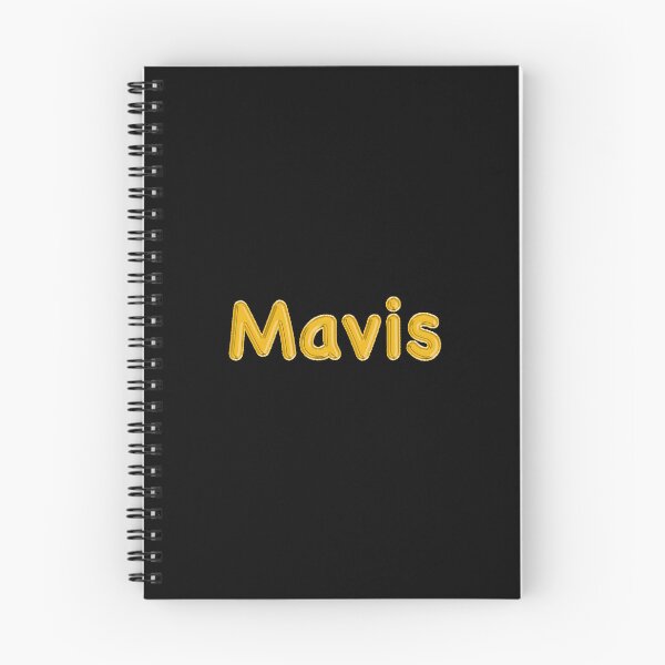 Item preview, Golden Balloon Mavis Name Label (Black) designed and sold by NormadWorld.