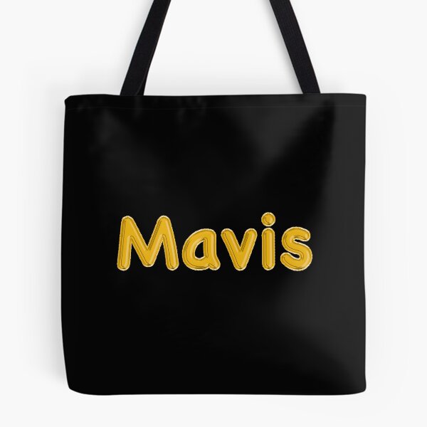 Item preview, Golden Balloon Mavis Name Label (Black) designed and sold by NormadWorld.