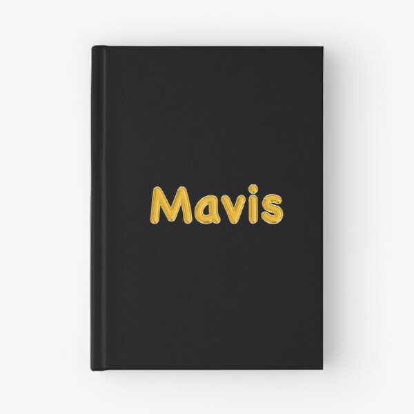 Item preview, Golden Balloon Mavis Name Label (Black) designed and sold by NormadWorld.