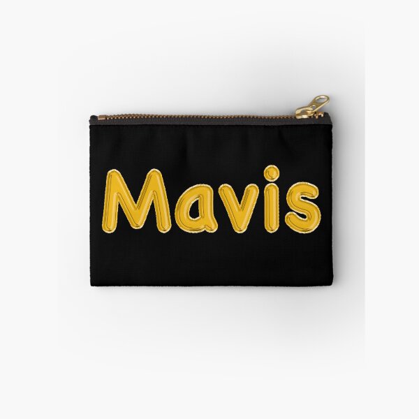 Item preview, Golden Balloon Mavis Name Label (Black) designed and sold by NormadWorld.