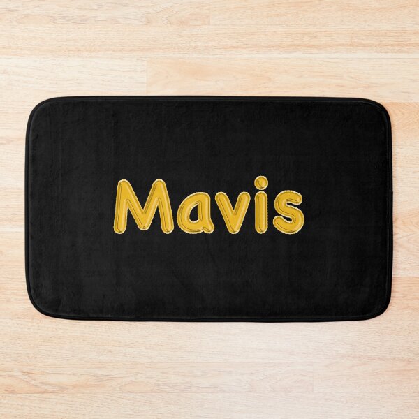 Item preview, Golden Balloon Mavis Name Label (Black) designed and sold by NormadWorld.